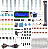 SUNFOUNDER Electronics Fun Kit with 1602 LCD Module, breadboard, LED, Resistor Compatible with Arduino R3 Mega or Raspberry Pi