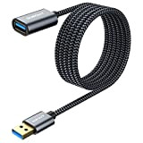 SUNGUY Cable de extensión USB 3.0 2m 5Gbps Cable de extensión USB A macho a hembra Cable de extensión súper ...