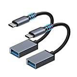 sunshot Adattatore da USB C a USB 3.0 Cavo OTG da 2 pezzi Tipo C Adattatore da Thunderbolt 3 a ...