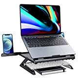 Supporto PC Portatile,Supporto Notebook,Supporto PC Multifunzionale,Ergonomico Supporto per Laptop Multi-Angolo,9 Livelli Regolabile Compatibile per Laptop (10" - 17") HP,Lenovo,Acer,ASUS,Huawei
