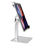 Supporto Tablet Tavolo Antifurto, woleyi Porta Tablet in Alluminio Resistente per Commerciale Esposizione Presentazione Mostra per iPad Pro/Air/Mini, Galaxy Tabs, ...