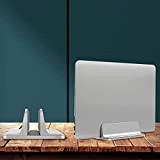 Supporto Verticale Pc Portatile, Salvaspazio Supporto Verticale Laptop da Scrivania stand per pc portatile in Alluminio per MacBook, iPad, Dell, ...