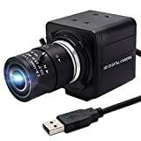 Svpro Webcam HD 8MP Fotocamera USB Obiettivo zoom 2.8-12mm, Fotocamera streaming con messa a fuoco manuale Fotocamera IMX179 Mini PC ...