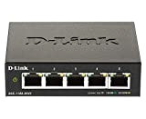 Switch Ethernet D-Link, 5 porte facile da gestire Gigabit Network Internet Desktop o supporto a parete (DGS-1100-05V2)