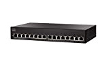 Switch non gestito Cisco SG110-16 con 16 porte Gigabit Ethernet (GbE), protezione limitata a vita (SG110-16-EU)