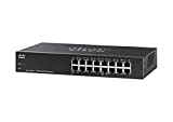 Switch non gestito Cisco SG110-16HP con 16 porte Gigabit Ethernet (GbE) più PoE di 64 W, protezione limitata a vita ...