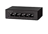 Switch non gestito Cisco SG110D-05 con 5 porte Gigabit Ethernet (GbE), protezione limitata a vita (SG110D-05-EU)