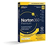 Symantec Norton 360 Premium - Versione Scatola (1 Anno) - 10 dispositivi, Spazio di archiviazione Cloud 75 GB - scrivibile ...