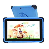Tablet per Bambini 7 Pollici, Tablet Bambini Android 11 IPS HD Display 2GB+32GB WiFi Bluetooth Tablet per Bambini con Kid-Proof ...