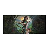 Tappetino mouse Tomb Raider Shadow Lara Croft Stampa 3D Tappetino mouse gioco Gioco PC Laptop Scrivania Tappetino mouse extra large ...