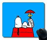 Tappetino per mouse da ufficio dei Peanuts con Snoopy e Woodstock