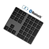 Tastierino Numerico Bluetooth, Rytaki Wireless Bluetooth con più Scorciatoie Tastiera 34 Tasti Portatile Sottile per iP ad/M ac/Laptop/PC Compatibile con ...