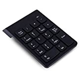 Tastierino numerico USB Mini,Ultra Sottile Tastiera Numerica da 18 Tasti per Contabilità e Inserimento Dati,per Laptop,Notebook e PC Desktop