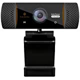 TAURUS17- Webcam per pc, con Auto Focus, microfono stereo, USB 2.0 Full HD 1080P/30 FPS, OMAGGIO treppiedi e adattatore USB-C, ...