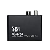 'TBS TBS 5520 se"DVB-S2/S/S2 X/T/T2/C/C2 Single sintonizzatore/sintonizzatore USB Multi empfangs Box Nero