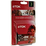 TDK 4X DVD-RW 8CM 1,4 GB DVD-RW 3 Pack in custodia gioiello