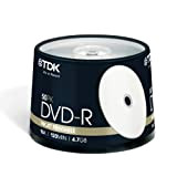 TDK DVD-R 4.7GB Printable - Confezione da 50