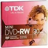 TDK Mini DVD-RW 30 minuti per videocamere DVD