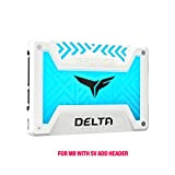 Team Group compatible T-Force Delta RGB 2,5 Zoll SSD, SATA 6G - 1 TB, weiß