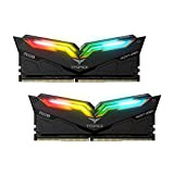 Team Group T-Force Night Hawk RGB - Memoria di gioco DDR4 (Supporta ASUS Aura Sync, RAM 16GB (2 x 8GB) RGB, ...