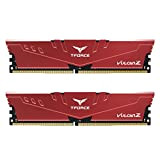 TEAM GROUP T-Force Vulcan Z DDR4 16GB Kit (2x8GB) 3200MHz (PC4-25600) CL18 Modulo di memoria desktop Ram (rosso) – TLZRD416G3200HC16FDC01