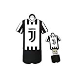 TECHMADE Juventus Chiavetta USB, Bianco/Nero 16gb