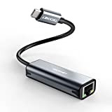 TECKNET Adattatore USB C Ethernet, Tipo C a RJ45 di Rete, Adattatore USB 3.0 (Thunderbolt 3) Gigabit LAN 1000 Mbps ...