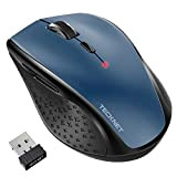 TECKNET Mouse Senza Fili, 3200 DPI Mouse Wireless Ottico con 6 Livelli Regolabili, 30 Mesi Durata Batteria con Ricevitore USB, ...