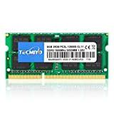 TECMIYO 8GB Kit DDR3/DDR3L 1600MHz SODIMM RAM PC3L / PC3-12800S PC3L / PC3-12800 1.35V / 1.5V CL11 204 Pin 2RX8 ...