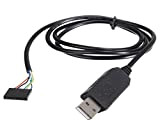 TECNOIOT 6Pin FTDI FT232RL USB To Serial Adapter Module USB TO Ttl RS232 Cable