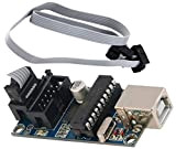 TECNOIOT USBTiny USBtinyISP AVR USB Tiny ISP Programmer Bootloader with Programming Cable