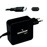 Tecnoware Alimentatore Universale USB Type-C da 65 W - Compatibile con Notebook Dotati di Porta USB C (Macbook Pro/Air, Asus, ...