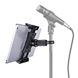 Tensun Supporto Tablet per Microfono, Regolabile a 360° Musica Microfono Stand Supporto Tablet per iPad, iPad Pro, iPad Mini, iPad ...