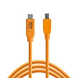 Tether Tools USB-C a 2.0 Mini B 5-Pin 4,60m orange