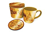 THE LEGEND OF ZELDA - Golden Triforce - Box métal, mug & sous verre