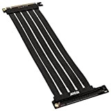 Thermal Grizzly Riser PCIe 4.0 con Lunghezza di 30 cm, Flessibile Prolunga PCI Express 16x per un Facile Inserimento Delle ...