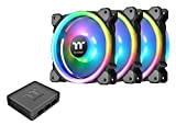 Thermaltake Riing Trio 12 RGB TT Premium Edition 120 mm Software abilitato 30 LED indirizzabili 9 lame Case / Ventola ...