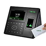Time Attendance Clock 4G GPRS TCP/IP Facial Face Recognition Time Attendance Machine Biometric Fingerprint Door Access Control System for Small ...