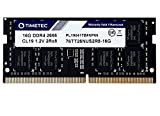 Timetec 16GB DDR4 2666MHz PC4-21300 Non-ECC Unbuffered 1.2V CL19 2Rx8 Dual Rank 260 Pin SODIMM per Laptop Notebook Memoria RAM ...