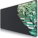 TITANWOLF - XXL Mousepad Gaming 900 x 400mm Vector Lime - Tappetino Mouse Gaming Extra Grande - Migliora precisione e ...