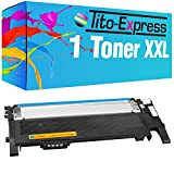 Tito-Express ProSerie 1 Toner Ciano XXL compatibile con Samsung CLT-406S con 1.000 pagine CLP-360 CLP-360 N CLP-360 ND CLP-365 CLP-365 ...