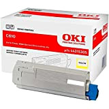 Toner Originale OKI C610 C610N C610dn 610 - Giallo - 6.000 Pagine A4 - Codice: 44315305