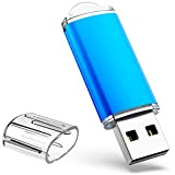TOPESEL Chiavetta USB 2.0 32GB Pendrive Memoria Stick Pennetta Girevole USB Flash Drive, Blu