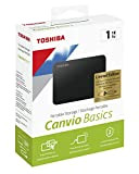 Toshiba CAN. BASICS 1TB BLACK 2,5" WITH TYPE C ADAPTER