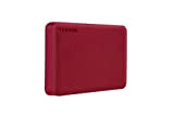 Toshiba Canvio Advance - Hard disk esterno portatile da 4 TB USB 3.0, rosso - HDTCA40XR3CA
