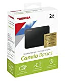 Toshiba Canvio Basics - Hard disk da 2 TB, micro USB-B 3.2 Gen 1 (1 pezzo)