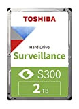 Toshiba S300 - Disco rigido interno da 2 TB per sorveglianza - Bulk (3,5 pollici SATA 6 Gbit/s 5400 TR/Min ...