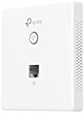 TP-Link EAP115-Wall Access Point Wireless N300 Mbps, 802.11b/g/n, 1 10/100 Mbps LAN, Supporto 802.3af PoE, Captive Portal, Gestione Software Centralizzata, ...