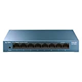 TP-Link LS108G Switch Ethernet 8 Porte Gigabit, Sdoppiatore Ethernet, Struttura in Metallo, 802.1p/DSCP QoS, Ideale per la Casa e il ...