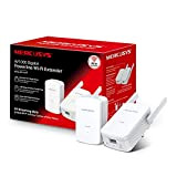 TP-Link Mercusys MP510 KIT Powerline, Powerline Kit Homeplug AV2 fino a 1000Mbps e Wi-Fi 300Mbps, Porta Gigabit LAN, Plug&Play, Elimina ...